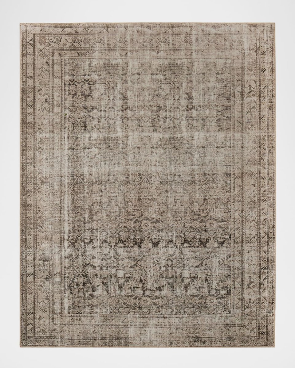 Nala Tan Power-Loomed Rug, 5' x 8'